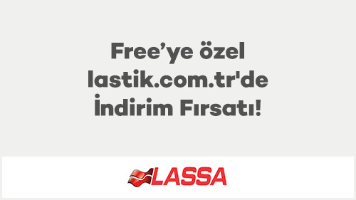 Free’ye özel lastik.com.tr'de İndirim Fırsatı!